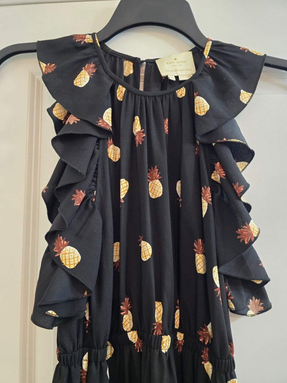 Kate Spade Pineapple Dress By the Pool - Black - Picture 6 of 9